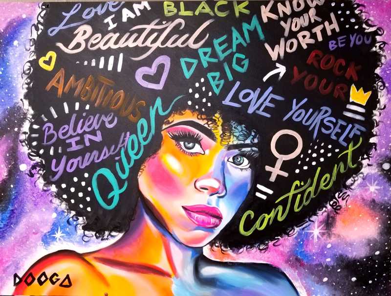 Confidence | Black girl magic art, Black girl art, Black artwork