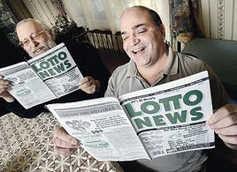 Stephen Allensworth, left, and Roy Siano publish Lotto News and Lotto Stats.