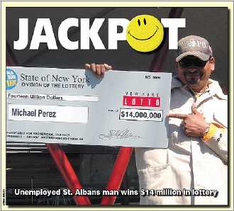 "Magic marker man" wins $14 million lottery jackpot.
