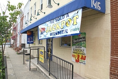 The store that sold the winning $24 million Mega Millions lottery ticket - where each lottery ticket is kissed for luck.