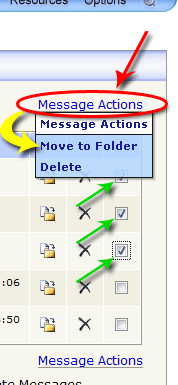 Move multiple messages