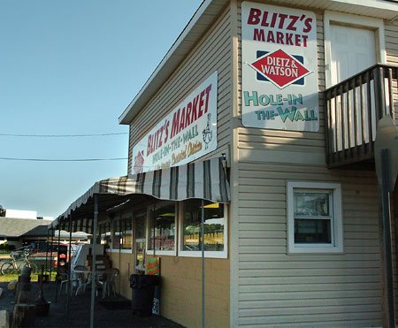 Blitz's Market Hole-In-The-Wall in Villas, N.J., where one of the winning Mega Millions tickets was sold.