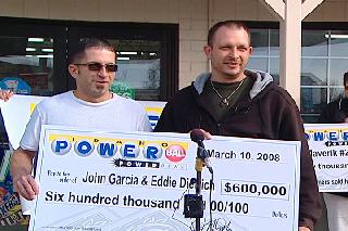 John Garcia and Eddie Dietrich are Idaho's latest big lottery winners.