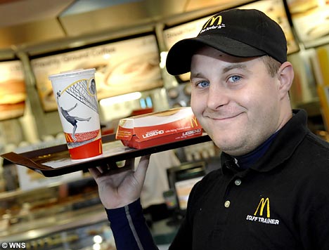 Despite winning more than £1m on the lottery Luke Pittard decided to go back to work at McDonalds.