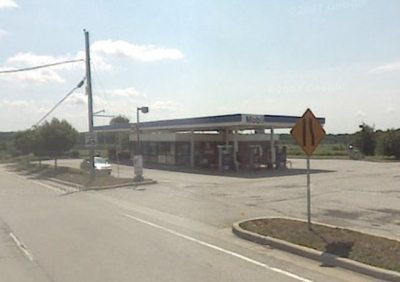 Nasty business: four employees allege they were fired because the owner of this Wadsworth Mobil station didn't want to share his lottery bonus.