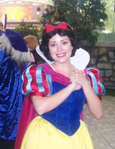 Natalie Marston as Snow White.